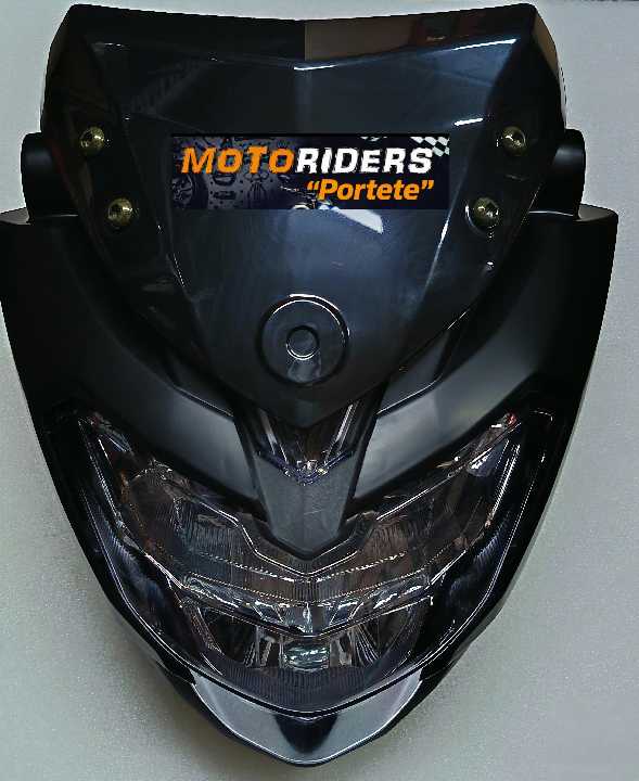 FZ25 Mascarilla completa negro mottox MSCR009
