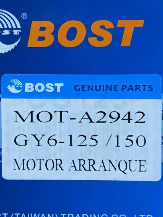 Gy6 Motor Arranque bost