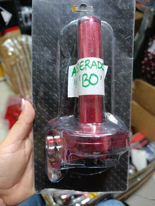 Acelerador 1/4 bt5 negro rojo