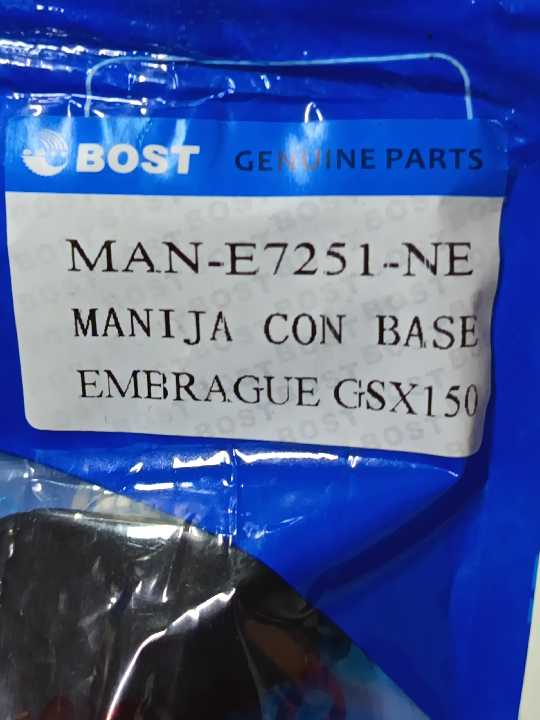 Gixxer Manija sola Embrague bost