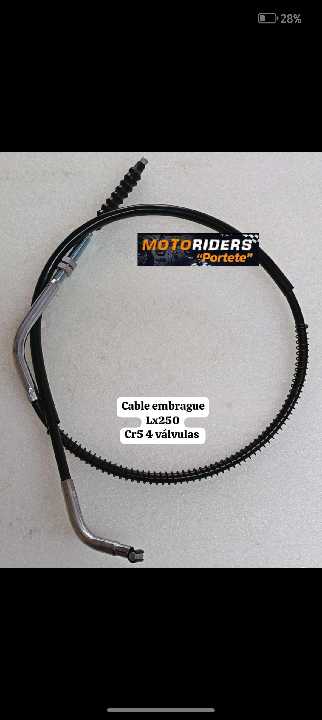 Cr5 4V Cable embrague xuri