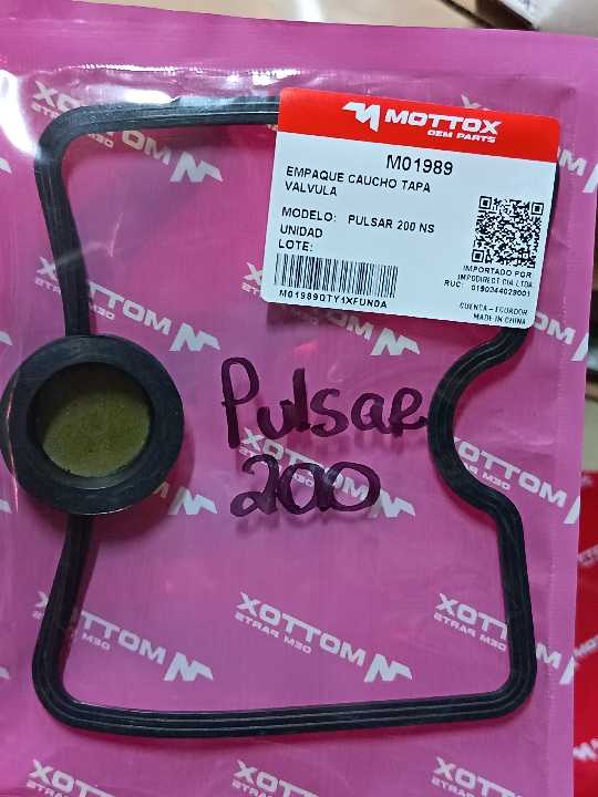 Pulsar 200 Caucho tapa válvula mottox rcp