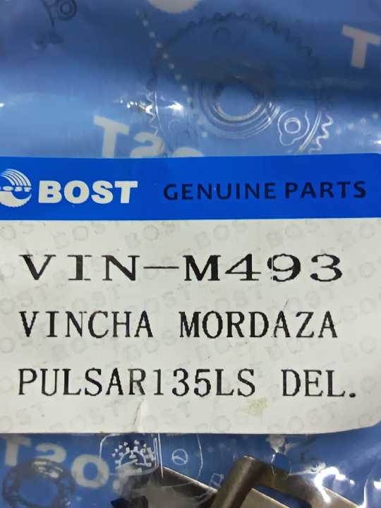 Pulsar 135 vincha mordaza delan. Bost