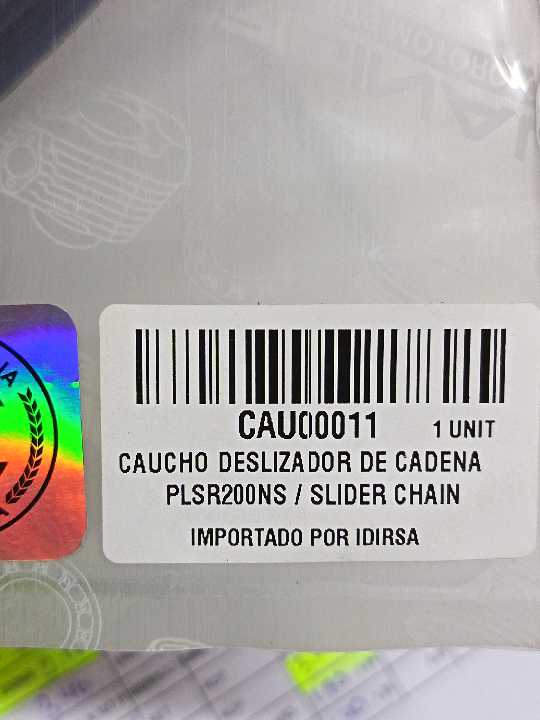 Pulsar 200 Caucho deslizador original rcp