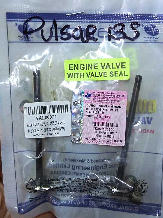 Pulsar 135 Valvulas RCP