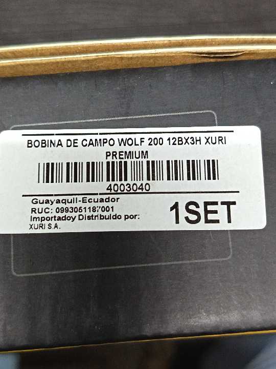 Cr5 Wolf Tekken Scrambler 12-3 Bobina Campo xuri