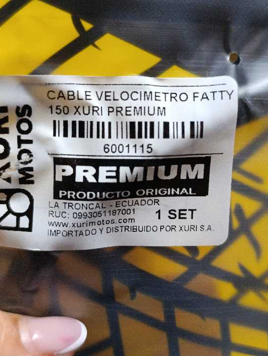 Fatty Cable Velocimetro xuri