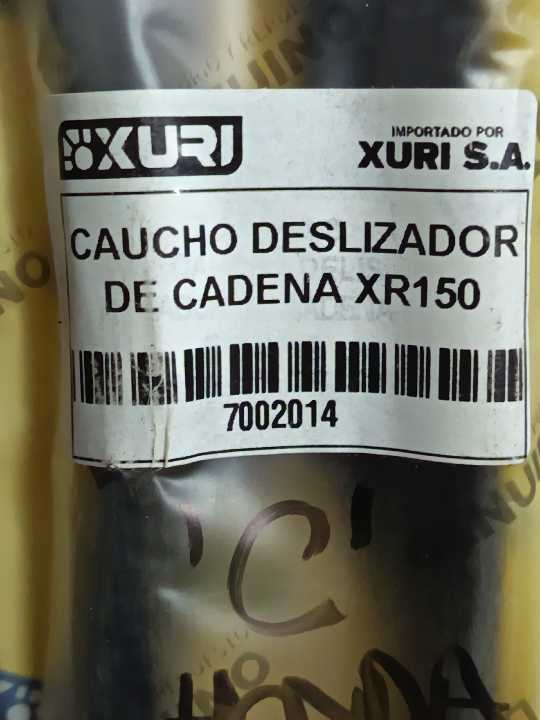 Xr150 Caucho deslizador xuri