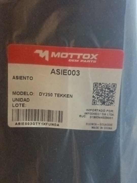 Tekken Asiento mottox