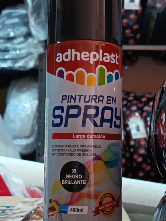 Negro brillante spray coral francisco