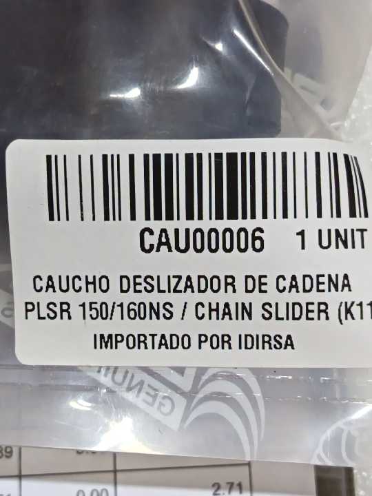 Pulsar 160-160 Caucho deslizador original rcp