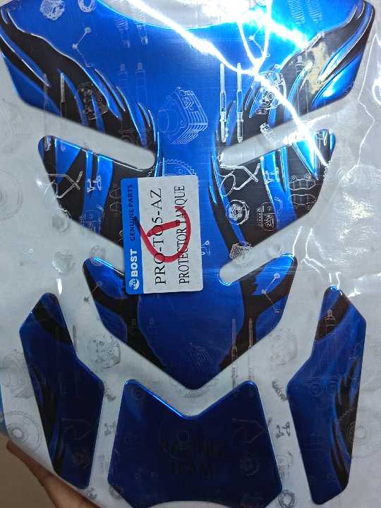 Protector tanque rojo azul bost