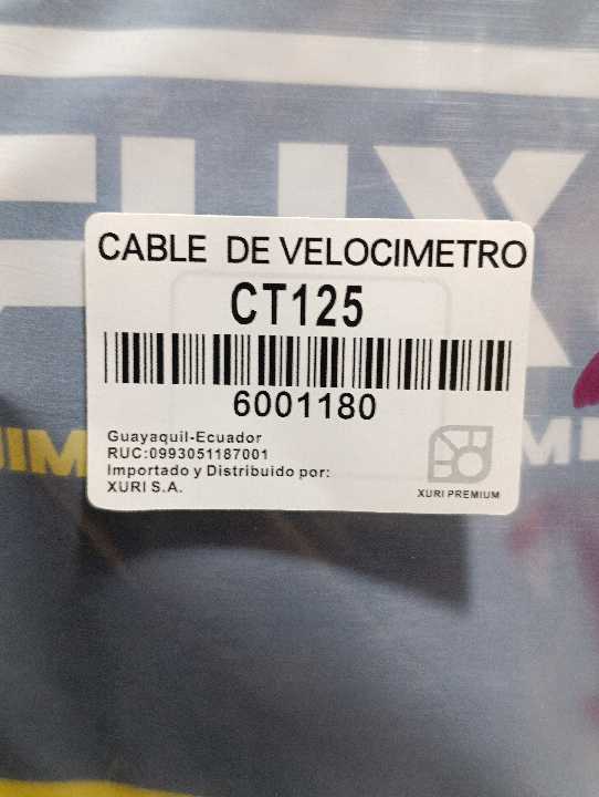 Ct125 Cable Velocimetro xuri