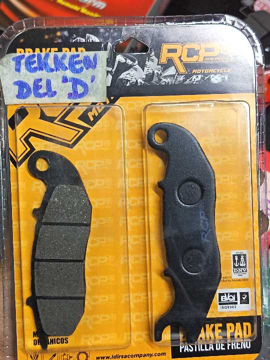 Tekken delantera RCP galleta pastilla