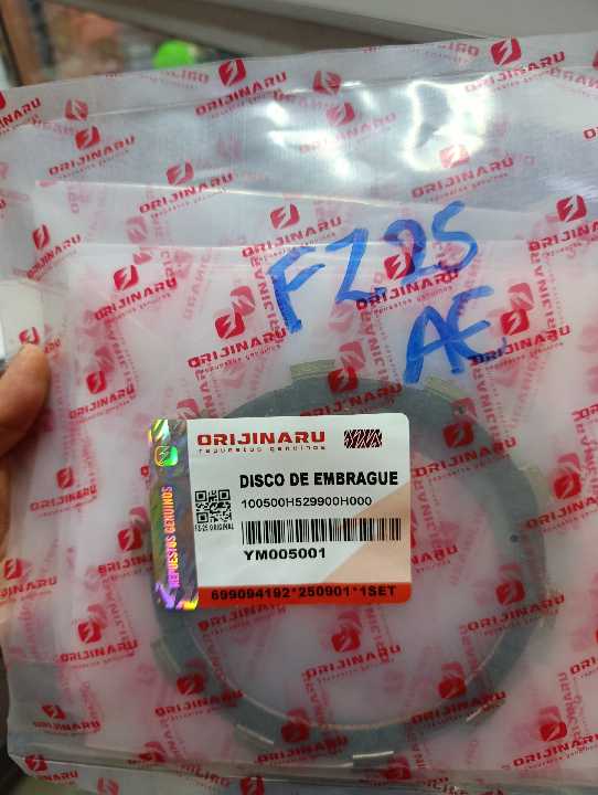 Yamaha fz25 discos embrague original xuri