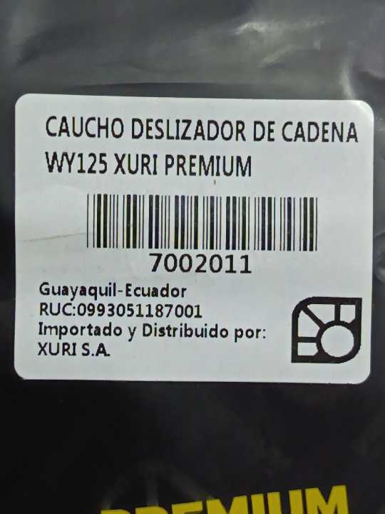 Wy Caucho Deslizador xuri