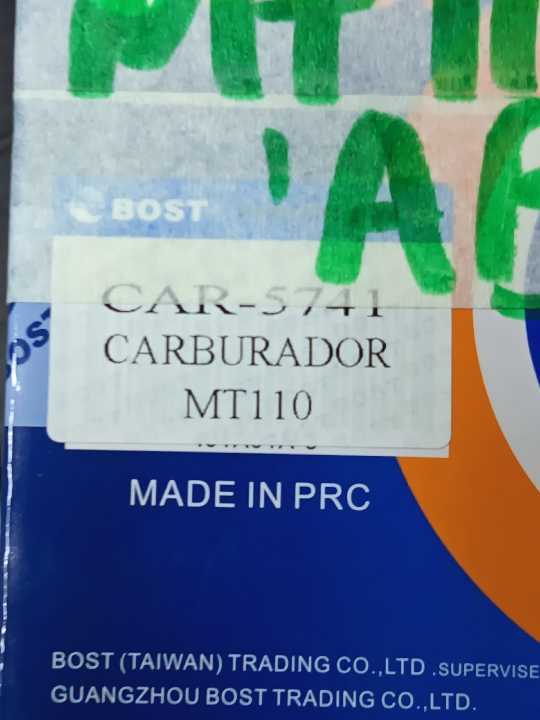 MT 110 Carburador bost