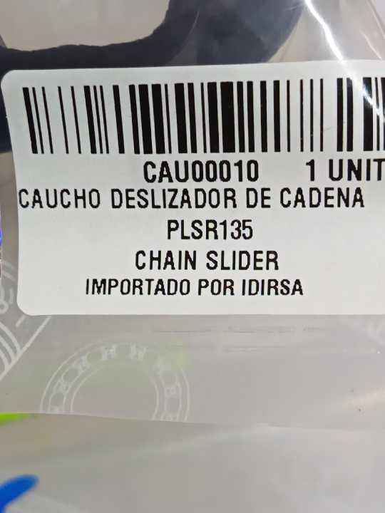 Pulsar 135 Caucho deslizador original rcp